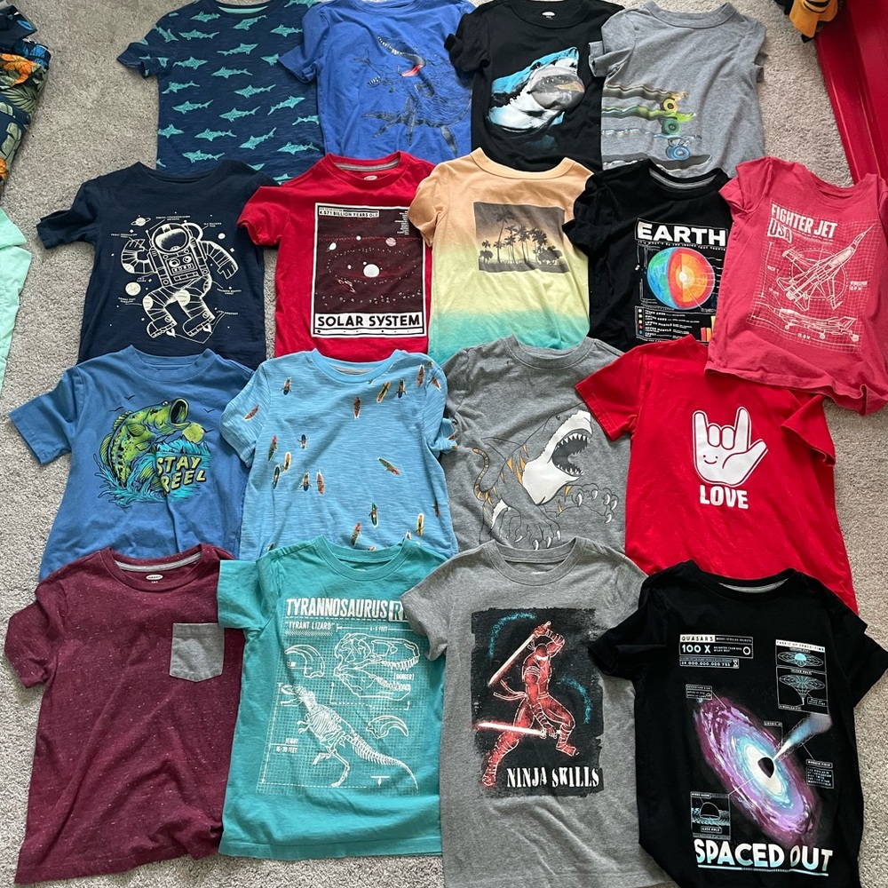 Boys Small Shirt Sleeve T-Shirts